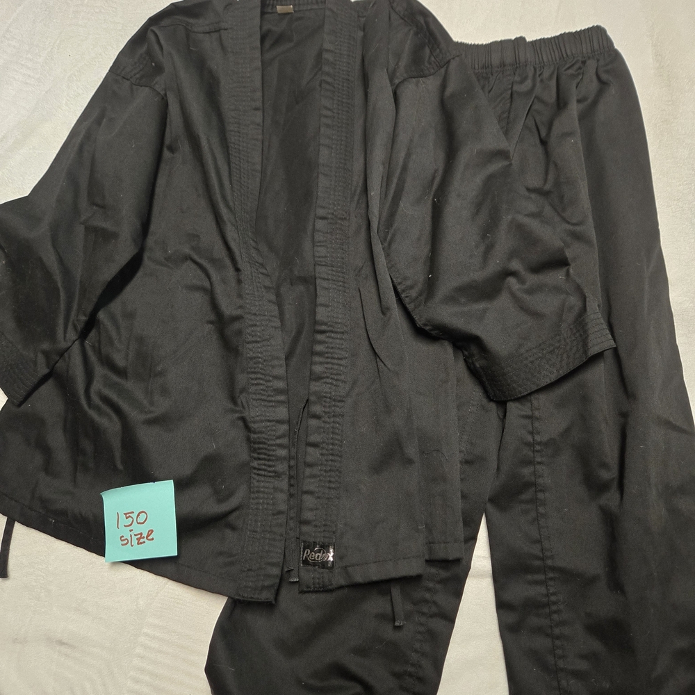 Black Martial Arts Gi Set - Two-Piece Jacket & Pants
